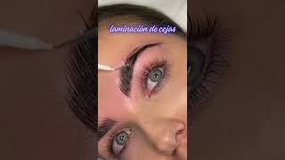 perfectas LAMINACION CEJAS🥰💕cejas laminacióndecejas diseñodecejas cejasbonitas [upl. by Nosraep]