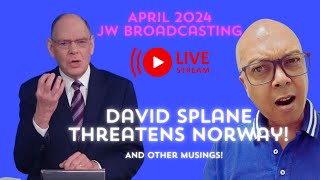 April 2024 JW Broadcasting Analysis David Splane Threatens Norway [upl. by Neelat]