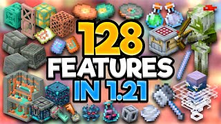 ALL 128 Features In Minecraft 121  Tricky Trials [upl. by Nytsirk]