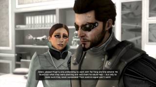 Deus Ex Human Revolution DC  The Snake Adam Jensen Rescues Megan Reed quotI Used Your DNAquot Chat [upl. by Buzzell488]