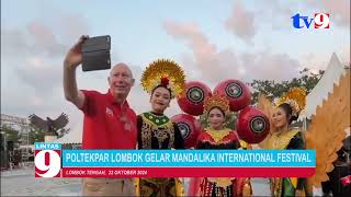 POLTEKPAR LOMBOK GELAR MANDALIKA INTERNATIONAL FESTIVAL [upl. by Oidiple]