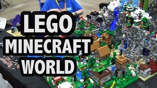 Every LEGO Minecraft Set Combined Into One Creation [upl. by Nesaj]