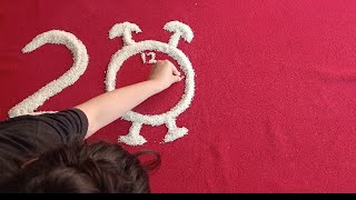 easy New year theme baby photoshoot ideas at home। monthly baby photoshoot ideas at home।2024 theme [upl. by Anertac]