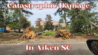 Damage update For Aiken SC from Hurricane Helene 92924 [upl. by Auhsot]