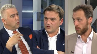 promo KLUB A utorak 20h Marko Milačić Predrag Kalezić amp Darko Dragović aplustv cg politika [upl. by Nivag]