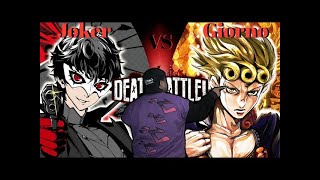 Deathbattle REACTION Joker vs Giorno [upl. by Essyle]