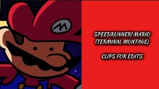 Speedrunner Mario Clips for edits [upl. by Ladnik]