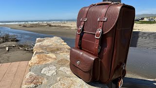 The Beachwood Backpack by HENNWOOD Leather Co [upl. by Sikleb]