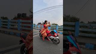 Rowdy Baby 🔥 Which One Is Best R15 Or Pulsar 220 ladybiker trending shorts viralvideo youtube [upl. by Ok3]