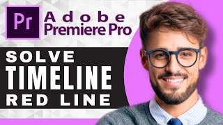 How to Fix Red Line on Timeline  PremierePro Desktop Tutorial [upl. by Sevy]