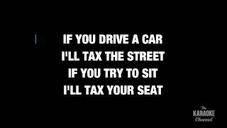 Taxman in the Style of quotThe Beatlesquot karaoke video with lyrics no lead vocal [upl. by Agripina]