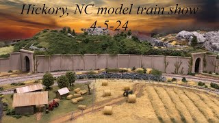 Hickory NC model train show 4524 nscale hoscale lioneltrains zscale asmr [upl. by Rimaj]