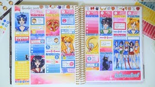 Plan With Me  Sailor Moon Planning Choco [upl. by Staford321]