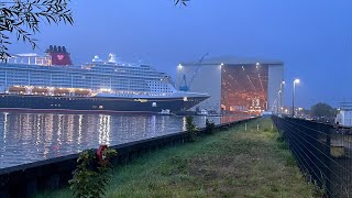 Meyer Werft in Progres  Disney TreasureMeteor IV  Azuka III [upl. by Wurtz]