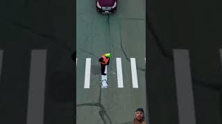 Crossing the most dengerous crosswalk zachking crosswalk shorts ytshorts viral [upl. by Stanislaw]