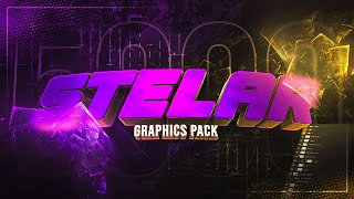 BEST FREE GFX PACK OF 2024  Stelar Graphics Pack [upl. by Urbano]