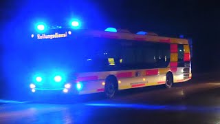 SBahnUnfall in Schäftlarn  Einsatzfahrten Feuerwehr Rettungsdienst THW amp Polizei [upl. by Enimassej74]