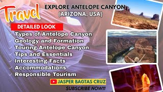 ANTELOPE CANYON  ARIZONA USA  TRAVEL  EXPLORE [upl. by Hawthorn]