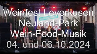 04061024 Leverkusen NeulandPark  Weinfest WeinFoodMusik  De FruendeRollercoaster [upl. by Hairam]