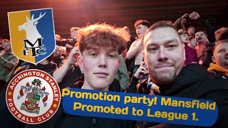 Mansfield Promoted to League 1 Match day vlog [upl. by Bevash450]