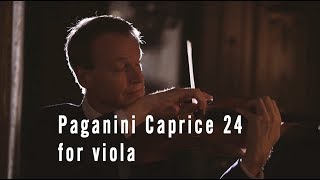 Paganini Caprice 24 for viola [upl. by Alyakam]