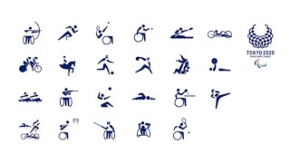 The Paralympic Games Pictograms Evolution [upl. by Zondra610]