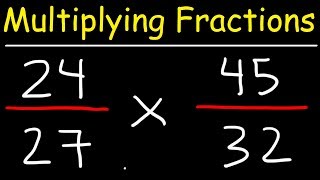 Multiplying Fractions  The Easy Way [upl. by Elrem]