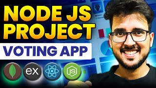 Node js projects for beginners  Nodejs complete tutorial in hindi  Voting Application Hello world [upl. by Irakab]