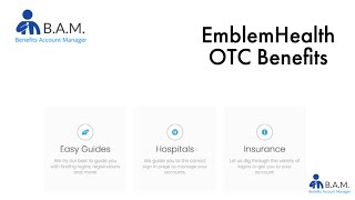 EmblemHealth  OverTheCounter  OTC Network  Catalog [upl. by Nibor993]