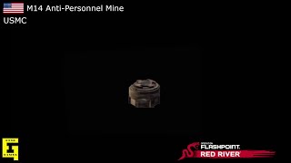 M14 AntiPersonnel Mine  Operation Flashpoint Red River [upl. by Kris756]