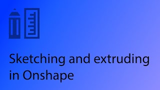 Onshape CAD Tutorial 2  Sketching and extruding [upl. by Terri477]