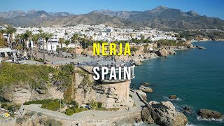 Nerja 🇪🇸 Spain  Probably the Best Coastal Town in Andalusia Costa del Sol 2023 [upl. by Aivil]