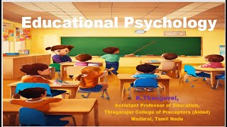 Educational Psychology Unit I I year BEd  KT [upl. by Cornwall181]