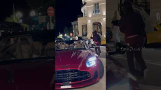 Monaco Billionaire Luxury Lifestyle Night nightdrive astonmartin monacovibes nightout [upl. by Grissom152]