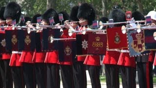 British soldiers break fanfare trumpet record [upl. by Ttenneb]