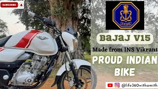 BAJAJ V15 PROUD  INDIAN BIKE  ಕನ್ನಡ  REVIEW  150CC  2016 MODEL ಭಾರತದ ಹೆಮ್ಮೆಯ ಗಾಡಿ [upl. by Giffard599]