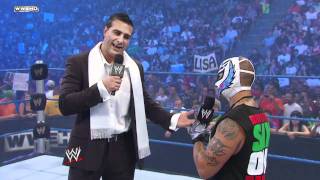 SmackDown Alberto Del Rio crosses paths with Rey Mysterio [upl. by Colville200]