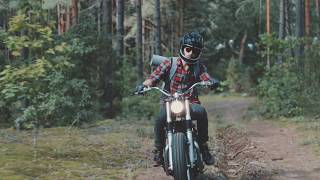 Yamaha XS650 Flat Trackercustom Weekend in the Forest [upl. by Dorey]