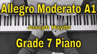 Allegro Moderato  Grade 7 ABRSM Piano 20232024 A1 [upl. by Ydnik91]