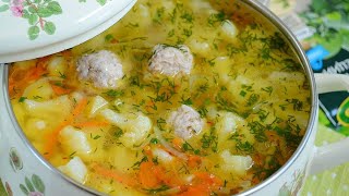 Вкусный СУП С ФРИКАДЕЛЬКАМИ за 30 минут Рецепт от Всегда Вкусно [upl. by Annabela362]