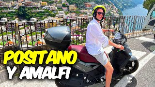 VISITO la COSTA AMALFITANA en MOTO 🛵 POSITANO Y AMALFI ¿Qué ver y hacer 🇮🇹 2023 [upl. by Delmer]