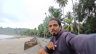 Corbyn Cove Beach on Rainy Days  Andaman Islands [upl. by Senhauser]