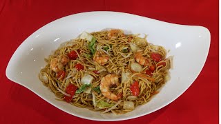 PRAWN STIR FRY NOODLES EASY STIR FRY NOODLES WITH SHRIMPS [upl. by September]