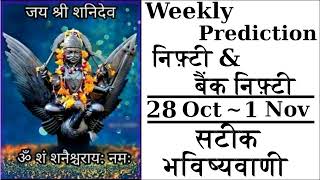 Nifty Bank Nifty Weekly Astrology Prediction 28 October to 1 November 2024 nifty banknifty [upl. by Akinihs]