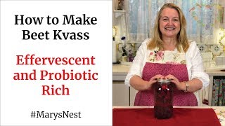 How to Make Beet Kvass  A Probiotic Rich Fermented Drink for Good Gut Health [upl. by Yenar793]