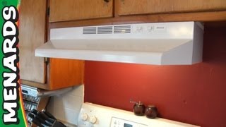 How To Install a Rangehood  Menards [upl. by Riess]