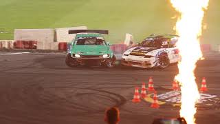 Drift Masters EC Płock 2018 Runda 1  Finał A Deane vs C Shanahan [upl. by Oicirbaf]