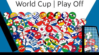 Countryballs Marble Race Beat the Keeper  FIFA World Cup 2020 [upl. by Yvan]