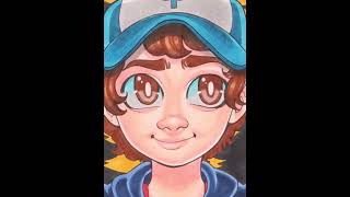 Drawing Dipper from Gravity Falls [upl. by Haley]