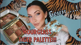 Hourglass TIGER Palette Review Demo Swatches Hourglass HOLIDAY 2022 UNLOCKED [upl. by Ener]